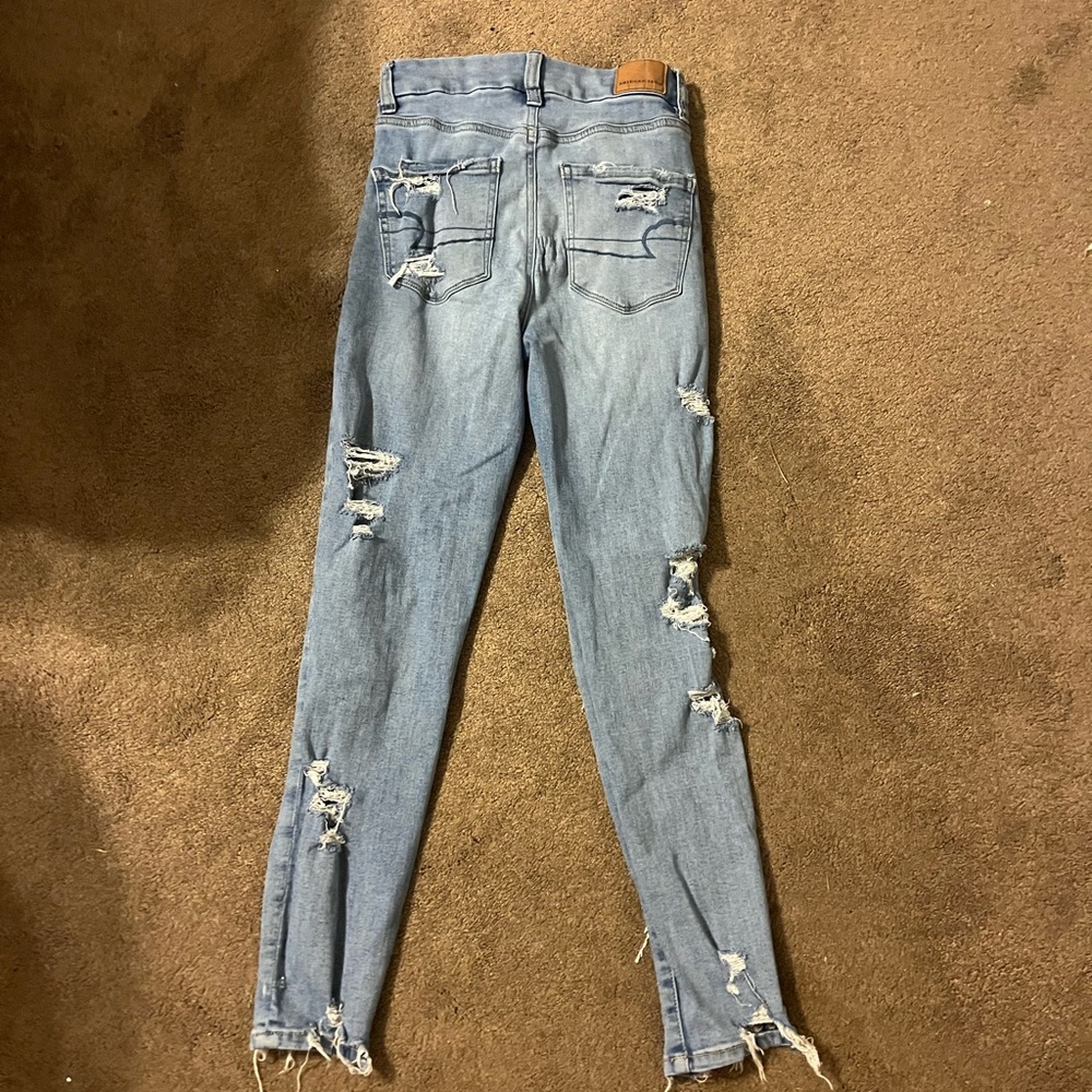 Super ripped American eagle jeans